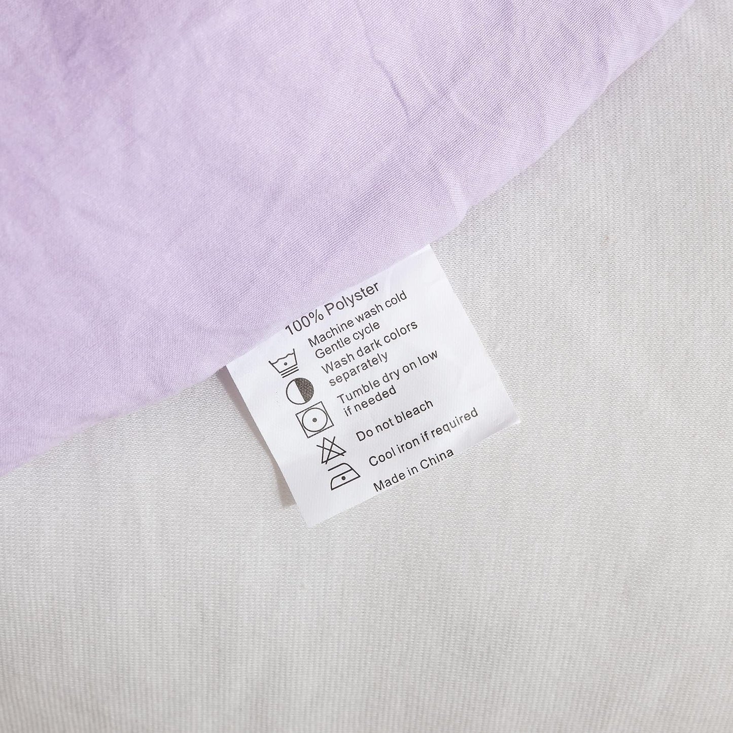 ROSGONIA Lavender Comforter Set Queen, 3pcs(1 Boho Purple Comforter & 2 Pillowcases) All Season Soft Bedding Lightweight Bedspread Blanket Quilt