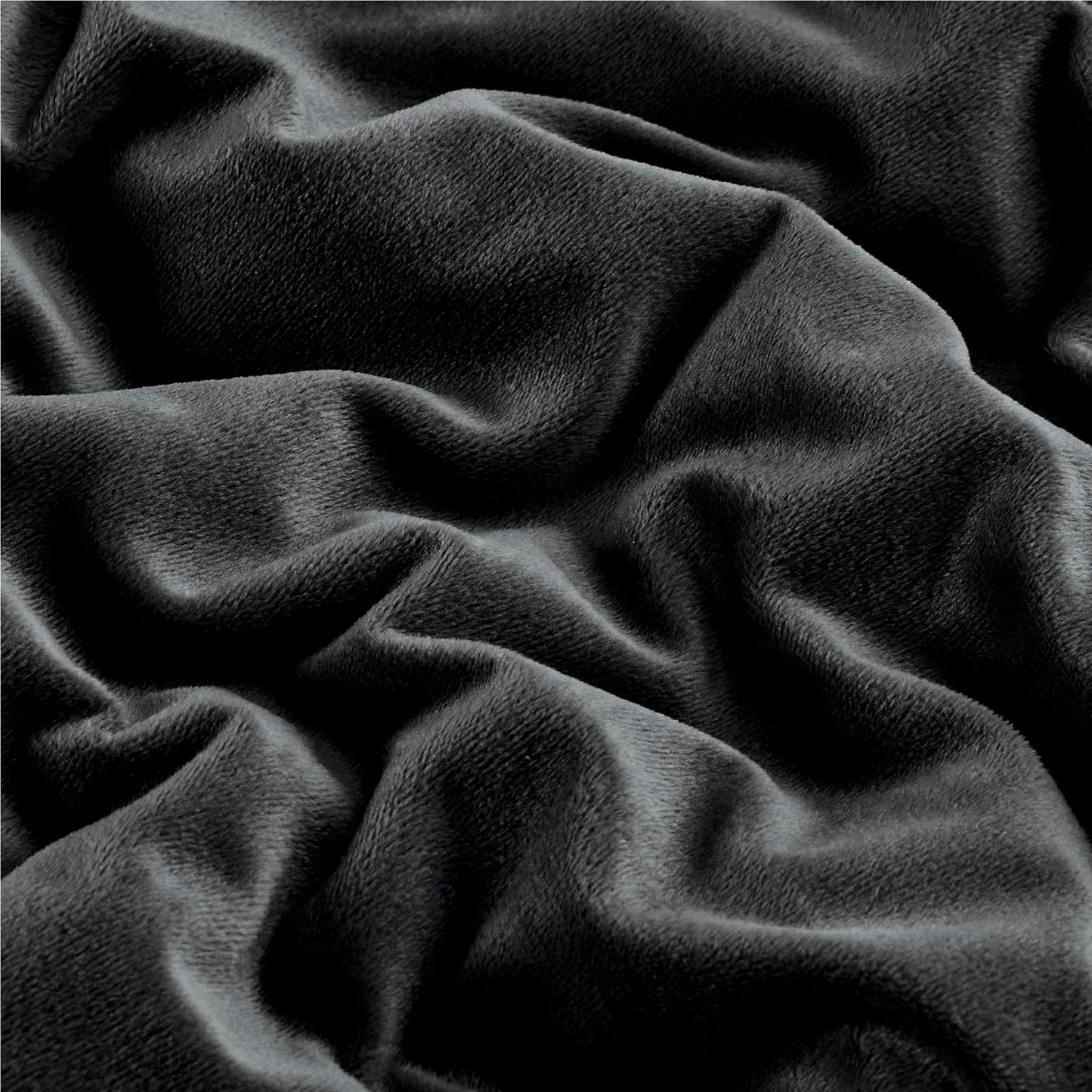 HUMESIIL Reversible Comforter Set, Poly Plush Fabric for Both Front and Reverse, with Downalternative Fill, 3 Pieces King 106"x96", Black Caramel