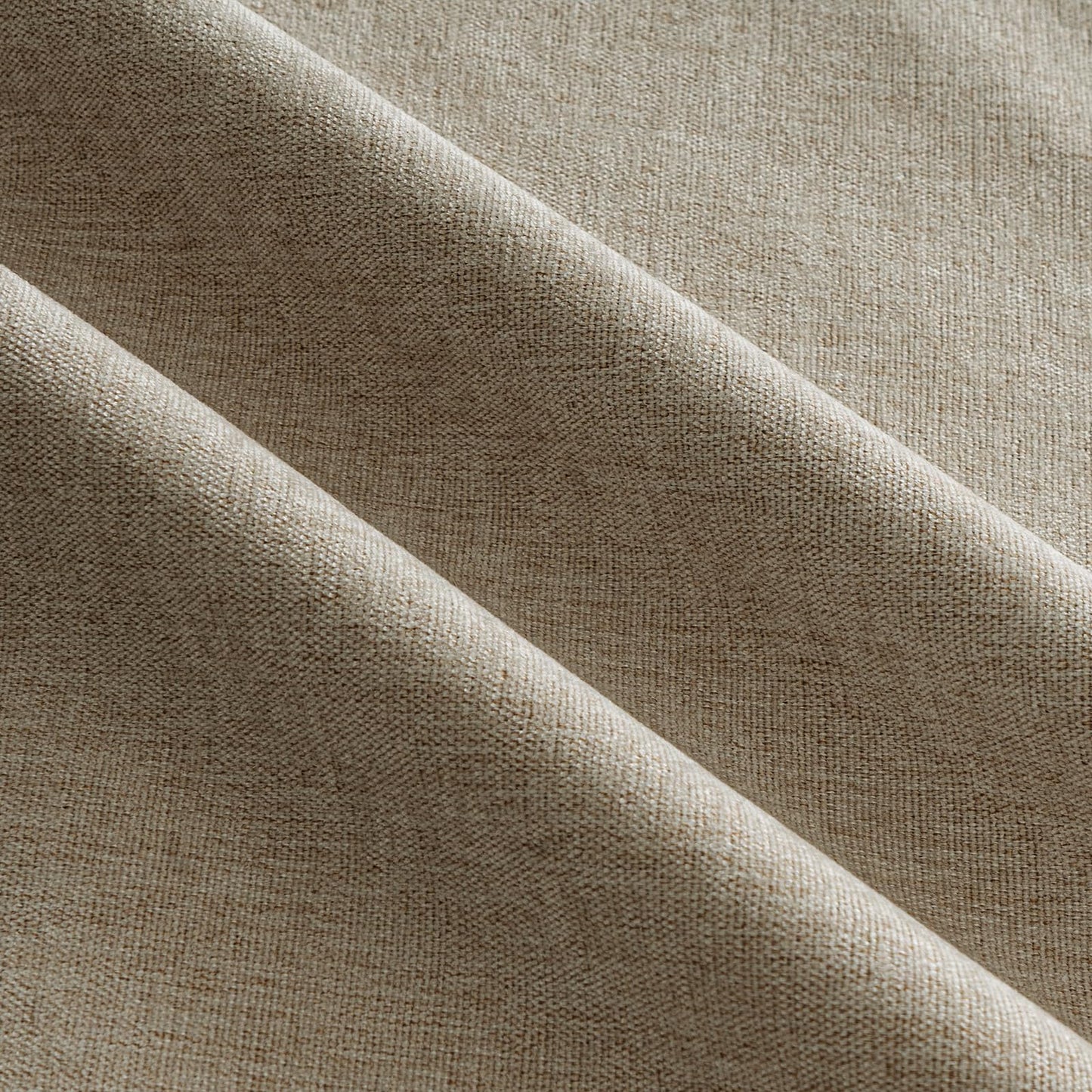 HushLoom 100% Blackout Curtains for Bedroom, Luxury Chenille Thermal Insulated Drapes for Living Room, Energy Saving Room Darkening 84 Inch Long Curtains, Grommet Top, 2 Panels, 52" W x 84" L, Khaki