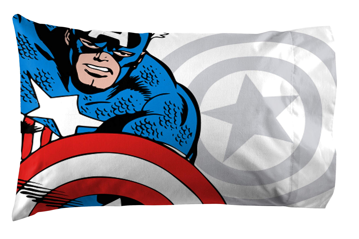 Jay Franco Marvel Avengers Comic Cool 7 Piece Full Bed Set - Includes Comforter & Sheet Set - Bedding Features Captain America, Spiderman, Iron Man, Hulk, & Thor - Super Soft