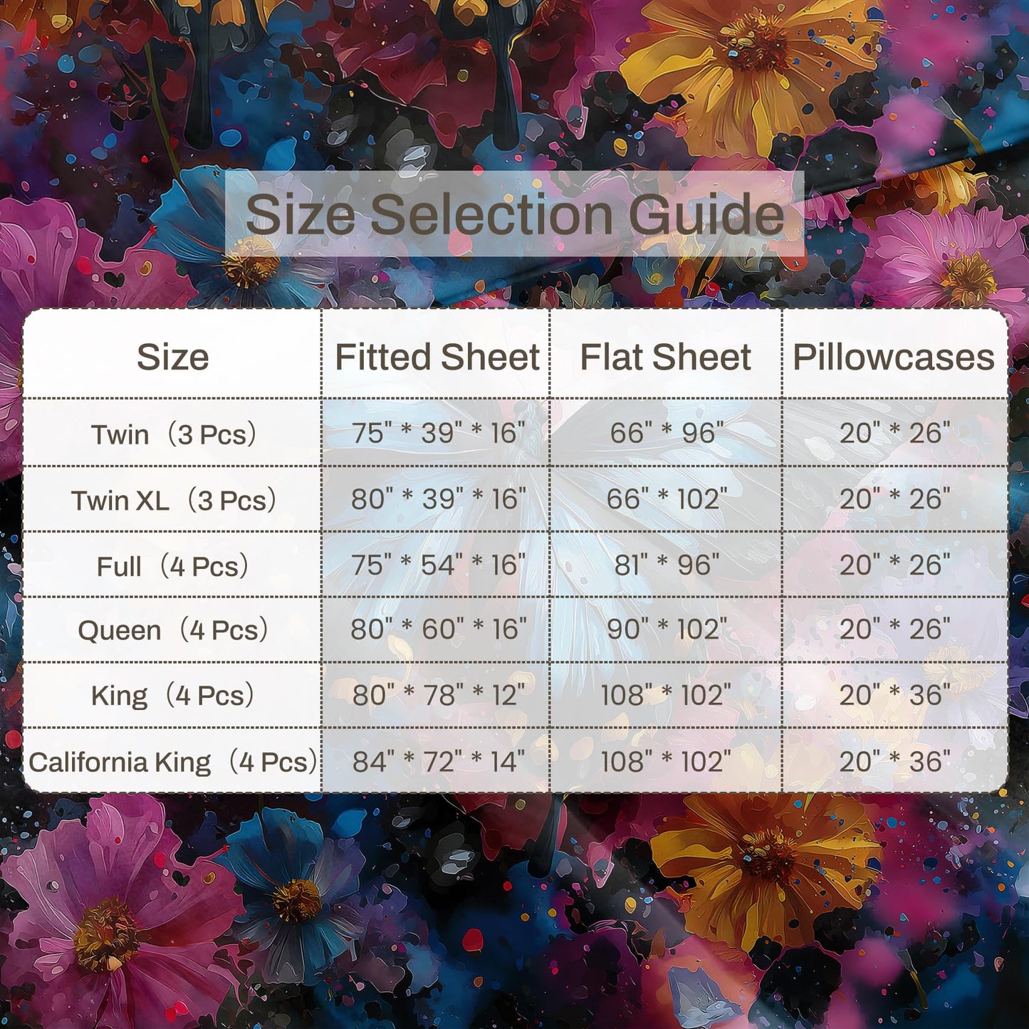 Blue Butterfly Queen Sheet Set Girls Floral Flat Fitted Sheet Sets