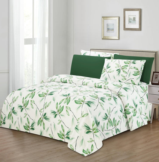 Home Sweet Home Dreams Inc 1800 Ultra-Soft Microfiber Bed Sheet Set – 4 to 6 Piece Luxury Bedding with Deep Pockets, Wrinkle-Resistant, Multiple Printed Designs (Audrey, Twin)