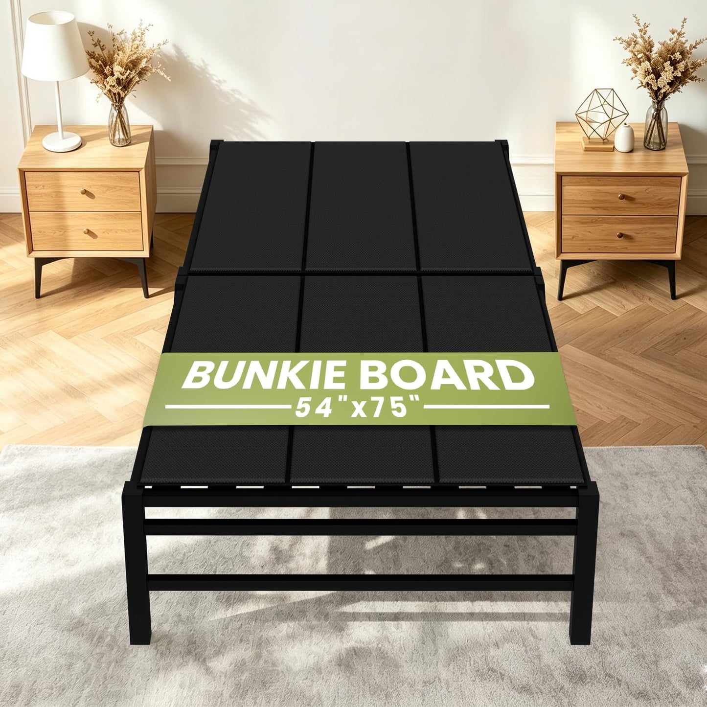 Xenohuaxis Heavy Duty Bunkie Board Full Size 54" x75'', 10MM Bed Support Board, Anti-Sag Mattress Support for Slatted Bed Frame, Bunk Bed & Platform Bed