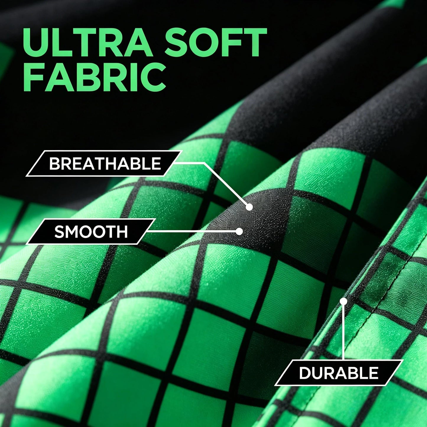 Feelyou Green Black Pixel Art Comforter Set with Sheets 7 Piece Twin Size Gamer Bedding Set for Kids Boys Girls Retro Pixel Bed in a Bag Nostalgic 8-bit Room Decor Soft Lightweight Microfiber