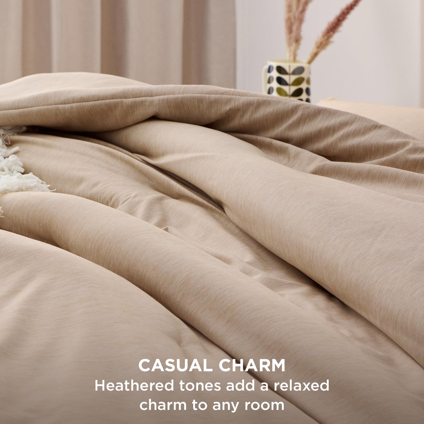 Bedsure California King Comforter Set - Warm Sand Soft Bedding for All Seasons, Cationic Dyed Bed Set, 3 Pieces, 1 California King Size Comforter (104"x96") and 2 Pillow Shams (20"x36"+2")