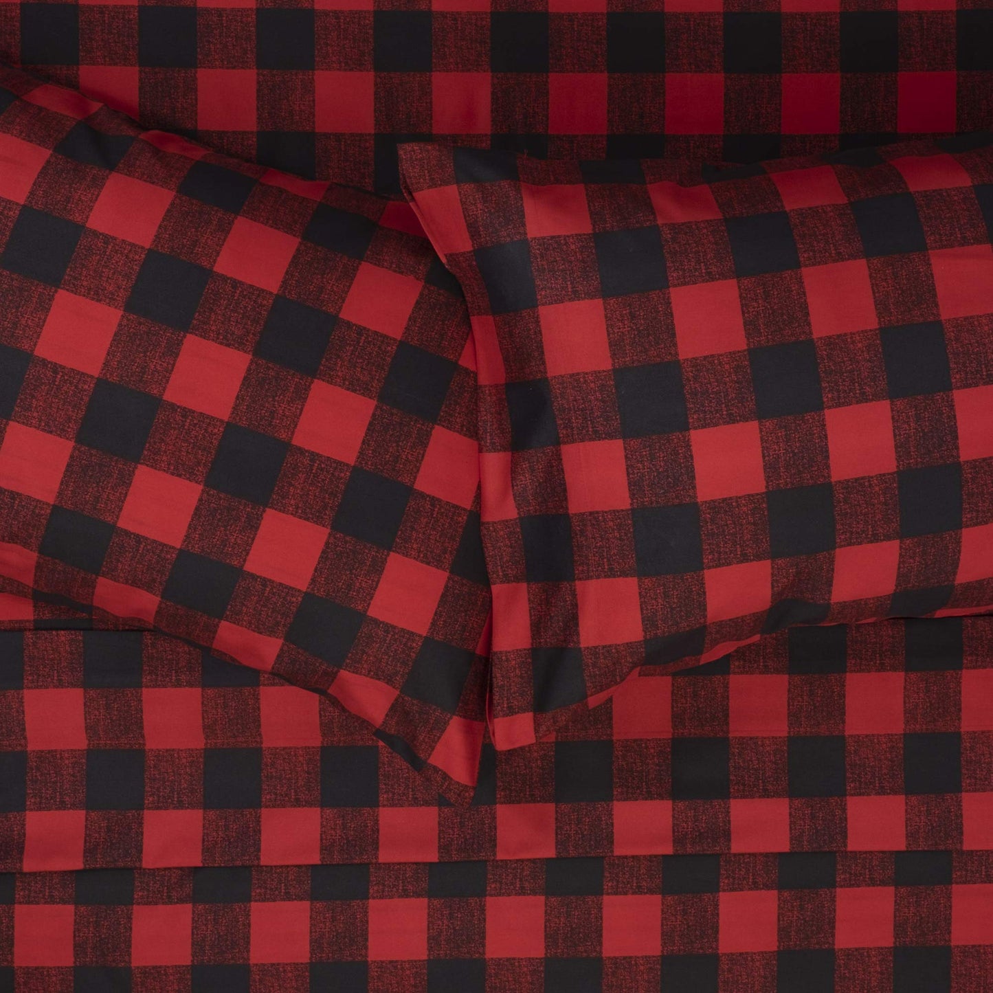 King Size Sheets - Breathable Luxury Bed Sheets with Full Elastic & Secure Corner Straps Built In - 1800 Supreme Collection Extra Soft Deep Pocket Bedding Set, Sheet Set, King, Buffalo Check Burgundy