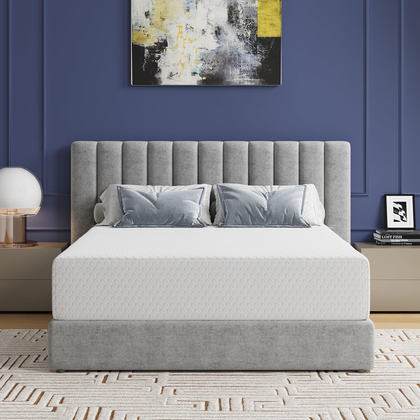 Avenco King Size Mattress 12 Inch,King Mattress Medium Firm in a Box for Refresh Sleep & Pressure Relief,CertiPUR-US Certified Foam Colchones