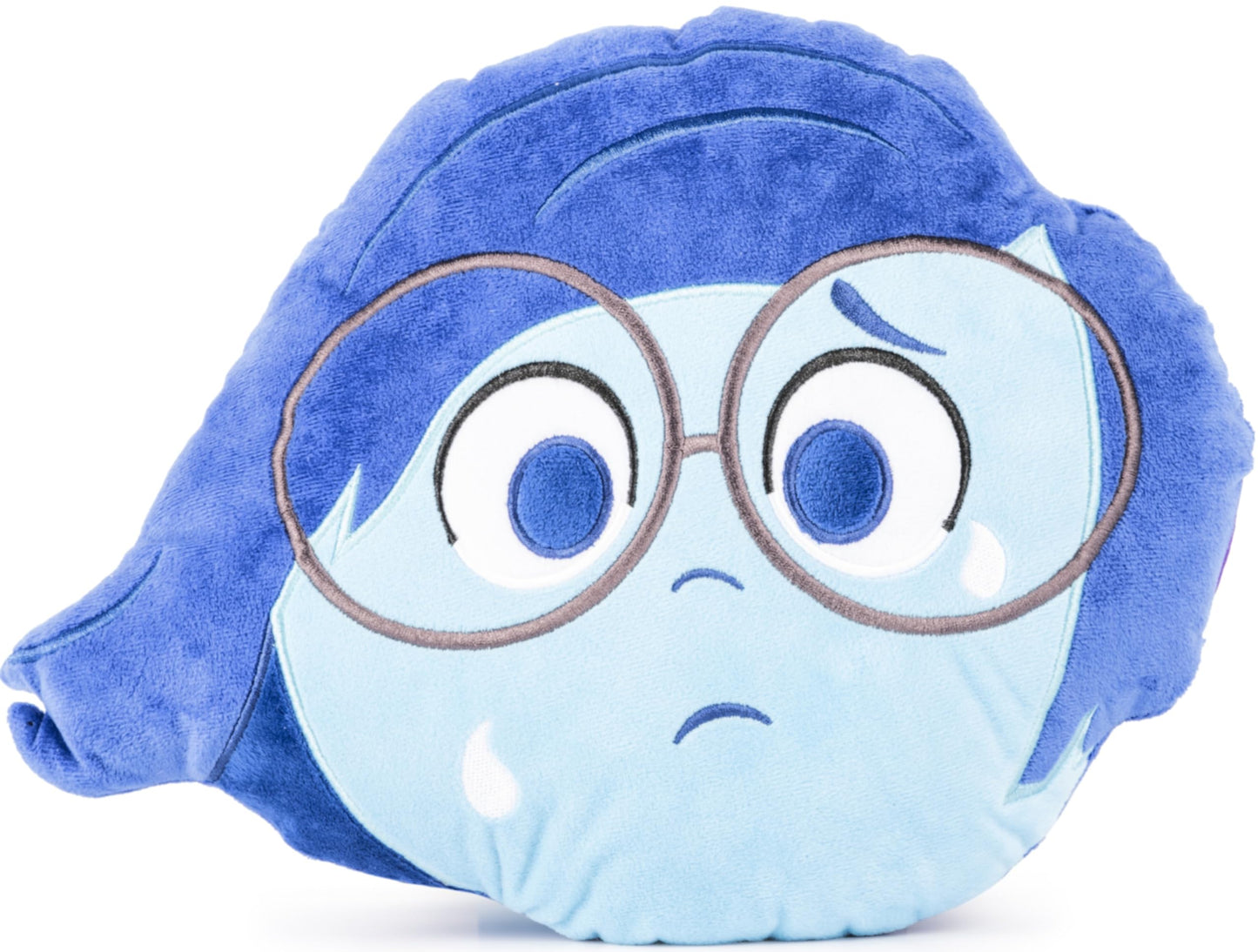 Jay Franco Disney Pixar Inside Out Sadness Nogginz Set - 40 x 50 Inch Lightweight Travel Throw Blanket & Pillow - Kids Super Soft 2 Piece Bedding Set
