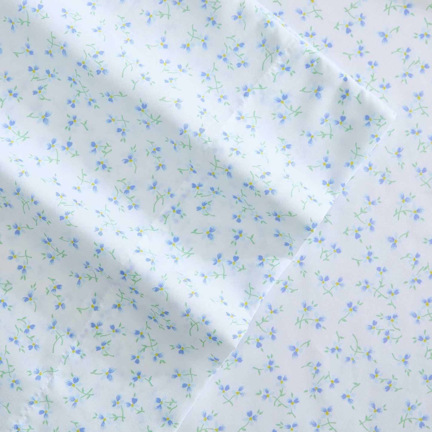 Betsey Johnson - Queen Size Sheet Set, Ultra-Soft Bedding with Smooth Feel, Deep Pockets, Bed Sheets with Matching Fitted Sheet & Pillowcases (Ballet Floral Blue)