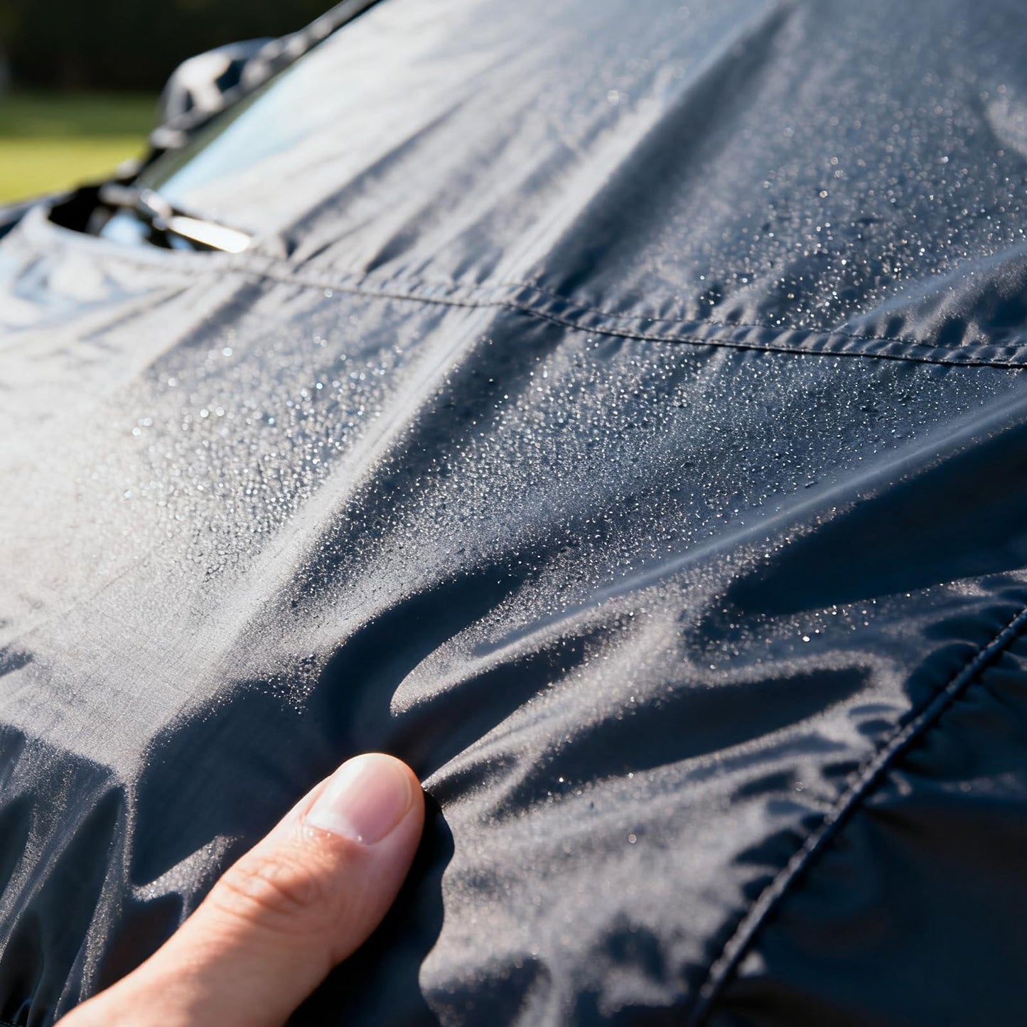 Joymo Golf Cart Cover 6 Passenger, Golf Cart Rain Cover Heavy-Duty All Weather Protection Covers for EZ GO Golf Cart Accessories, Outdoor Club Car Seat Covers Winter Summer(144" L x 54" W x 76" H)