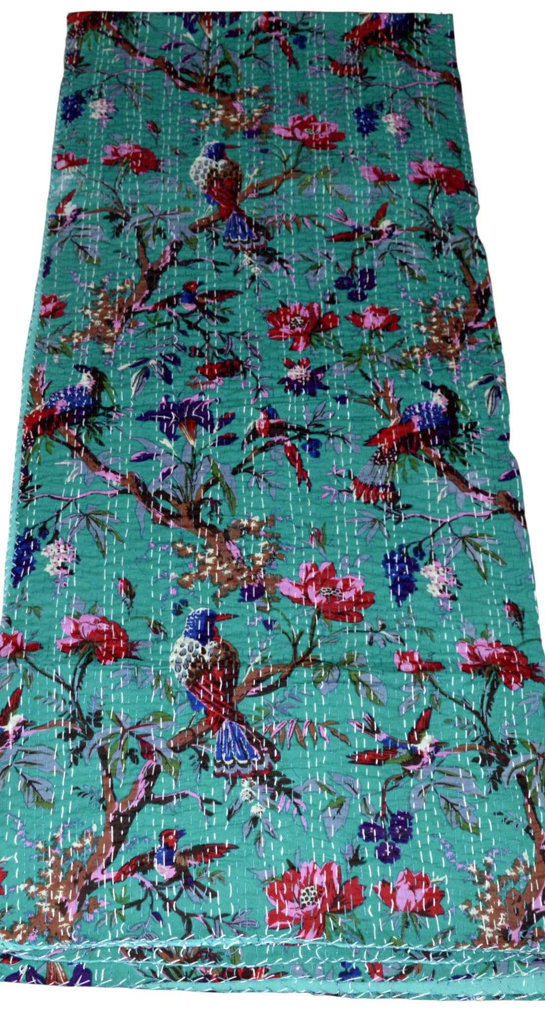 Arprani Boho Quilts Queen Size Cotton Quilt Blanket Throw Bedding Set Indian Blanket Vintage Kantha Quilt Reversible gudari Jaipuri bedsheets