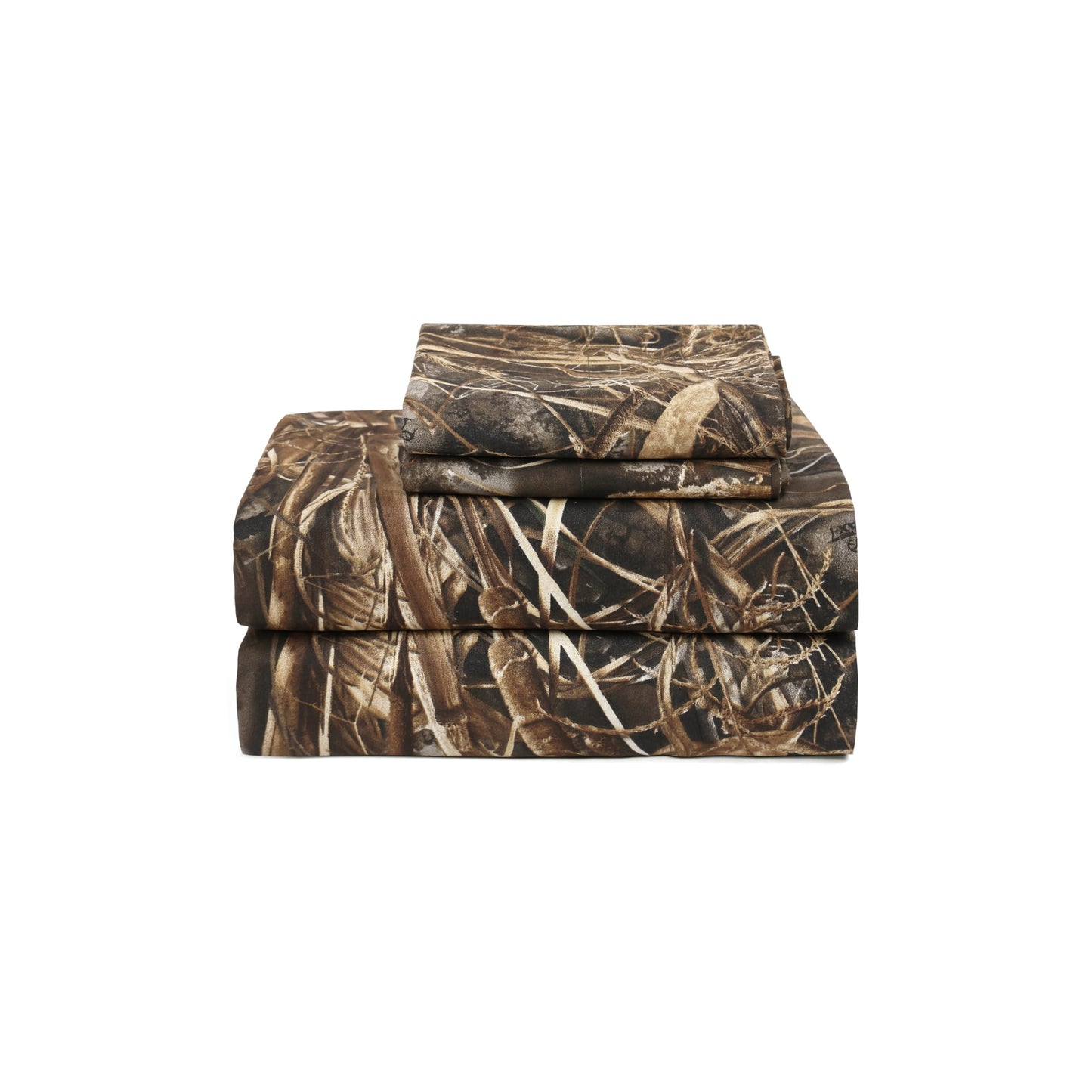 VISI-ONE Realtree Max-7 Twin Camo 3 Piece Sheet Set – Lightweight, Cooling, Wrinkle-Free Microfiber 10" Deep Pockets Sheets, Unisex Rustic Western Farmhouse Style for Home, RVs, and Camping Retreats