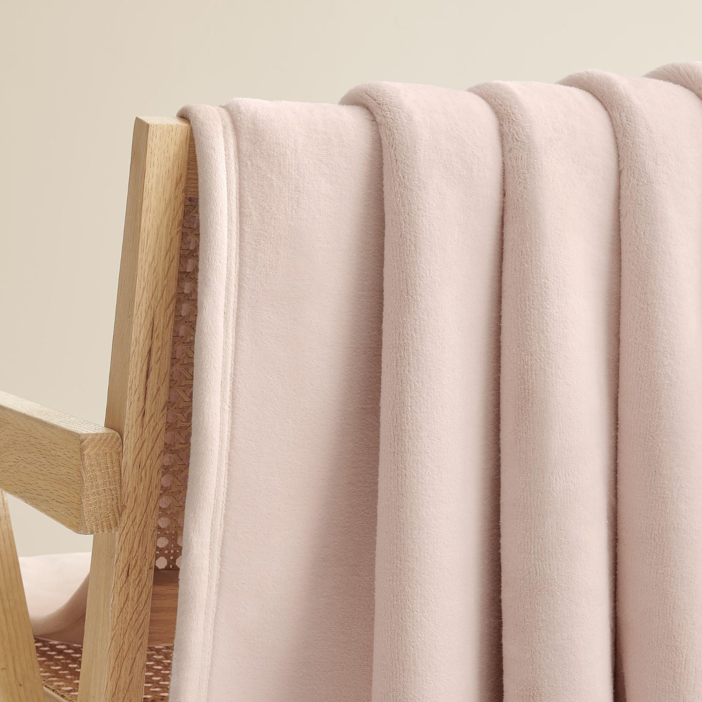 UGG Coco Plush Fleece Throw Blanket – Soft & Cozy Blanket for Couch, Bed & Sofa, Perfect for Home Decor, House Warming Gifts or Luxurious Birthday Gifts for Women, 50" x 70", Pink Himalayan Salt