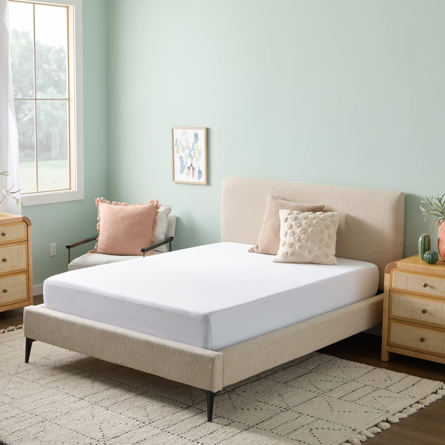 Linenspa Waterproof Mattress Protector — Breathable, Noiseless, Twin