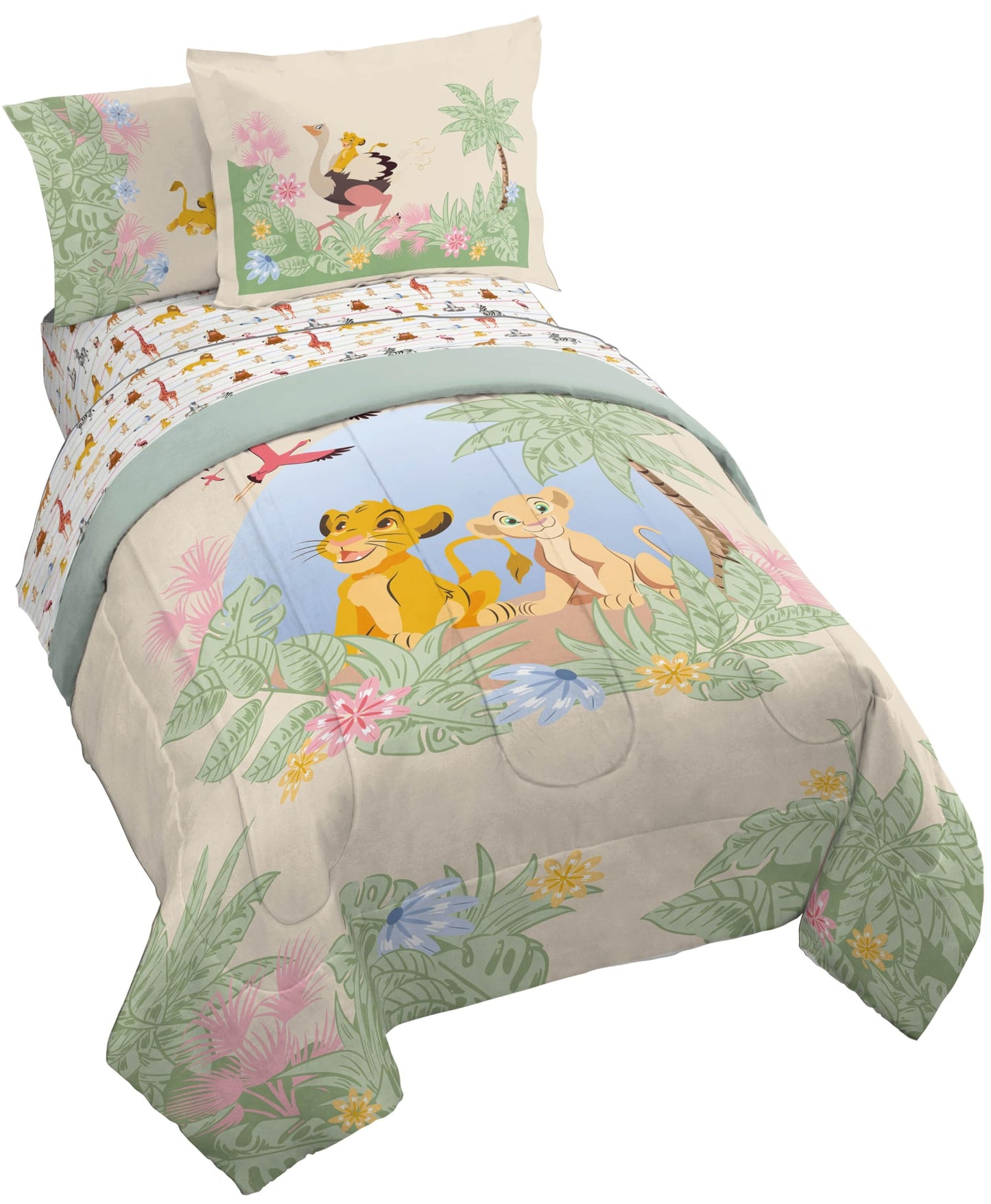 Jay Franco Kids Bed Set, Multi, Lion King, 5 Piece Twin