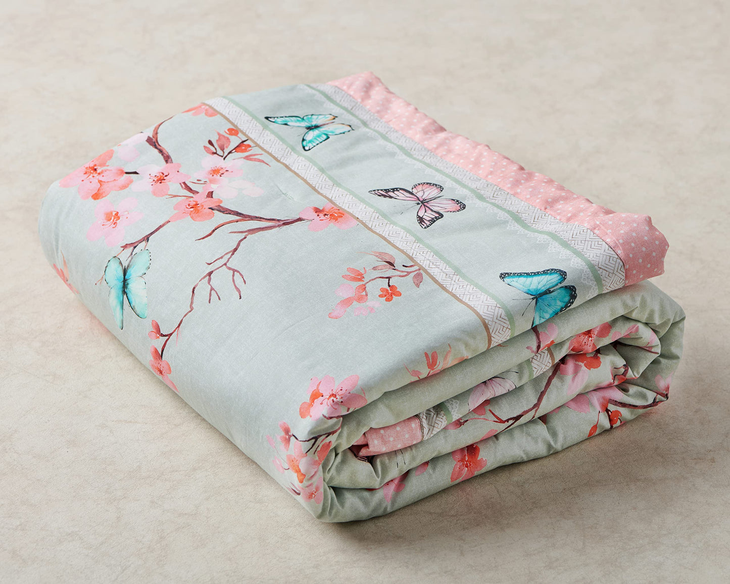 Maison d' Hermine Throw Blanket for Couch Lightweight Soft Warm Breathable Cotton Throw Blankets for Bed Girls Boys Women Men Gifts Travel Living Spring Summer (Blossoms in Spring, 60" X 80")