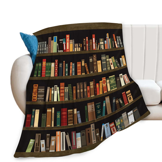 Book Blanket Book Decor Inspirational Throw Blanket Gifts for Girls Boys Book Lover Winter Couch Bedding Super Warm Soft Plush Lightweight Fleece Flannel Bed Blanket for Kids Adults Men Women 50"X40"
