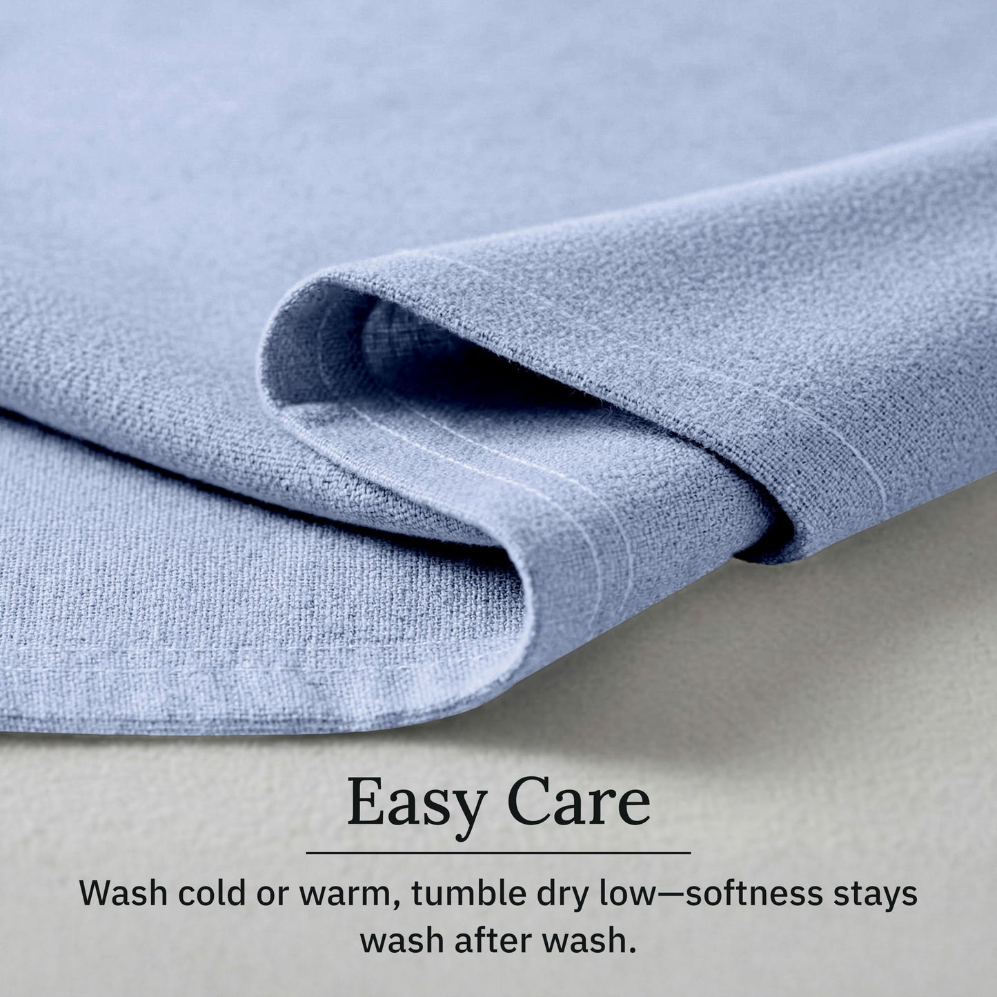 California Design Den Flannel Queen Sheet Set - Made in Portugal, 4-Pc 100% Cotton Flannel Sheets Queen Size Deep Pocket Set with Extra Depth, Thick, Velvet Soft, Triple-Brushed - Heather Blue