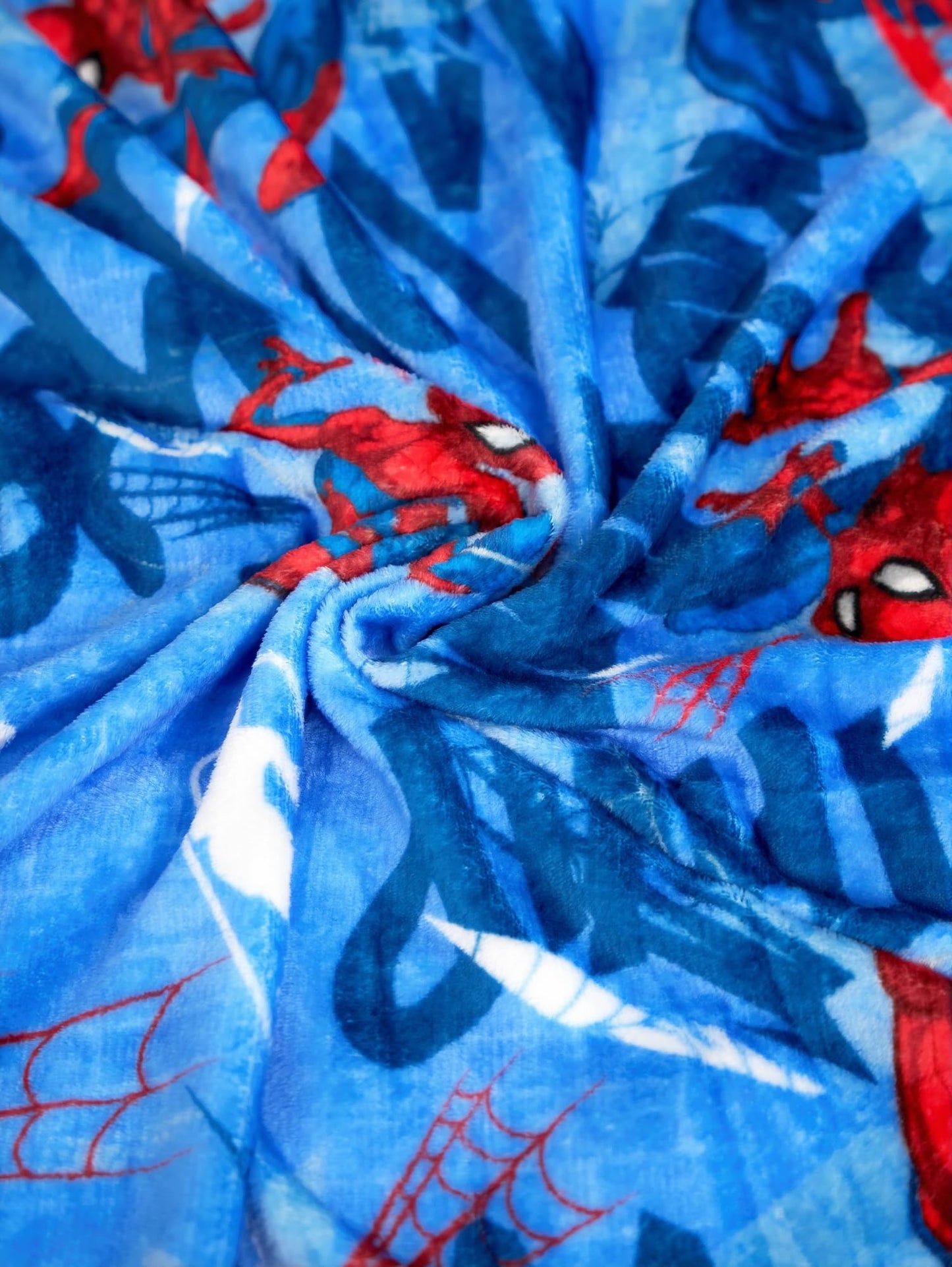 Northwest Disney Marvel Spiderman Plush Throw Blanket, Oversized 62" x 90" Silk Touch Soft Fleece Blanket for Kids & Adults, Officially Licensed