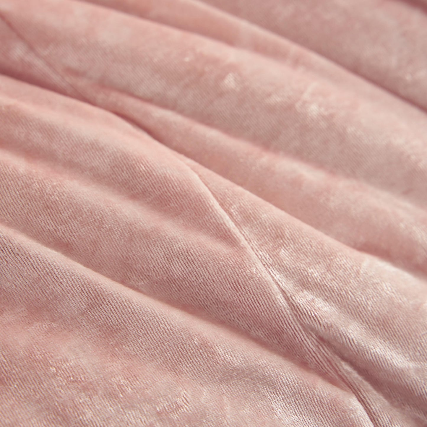 Juicy Couture Crushed Velvet Queen Comforter and Sham Set, 3-Piece Queen Bedding Set - (1) 90"x90" Comforter and (2) 20"x26" Sham - Pink