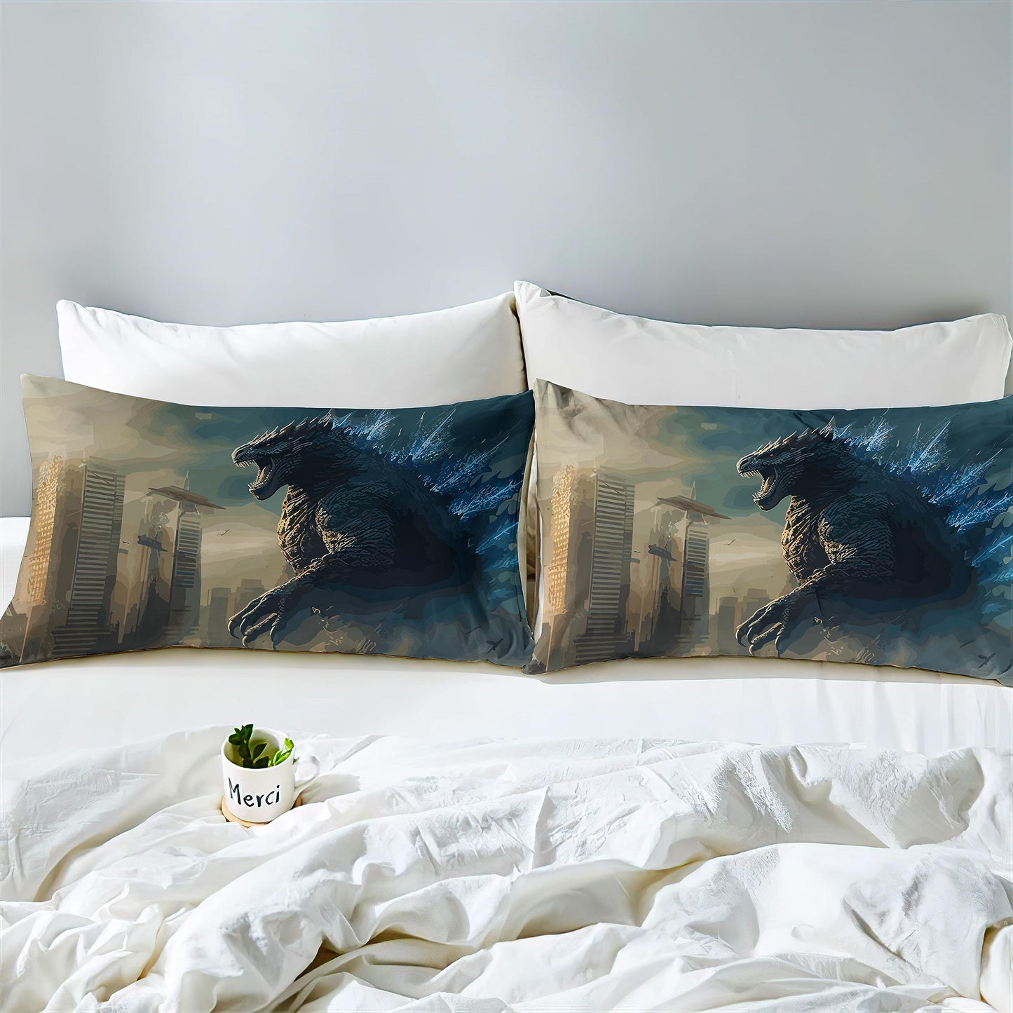 sonicpony Men Duvet Cover Twin Set Dinosaur Comforter Cover Bedding Set 3D Digital Print 1 Piece Duvet Cover with Zipper Closure 2 Pieces Pillow Shames No Comforter (Dino23, Twin)