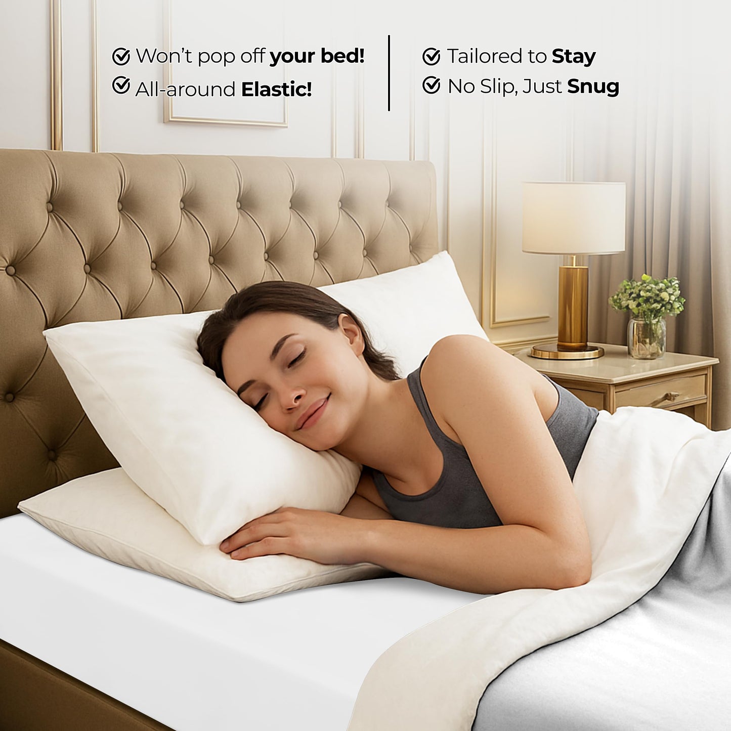 Utopia Bedding Full Fitted Sheet - Bottom Sheet - Deep Pocket - Soft Microfiber - Shrinkage and Fade Resistant - Easy Care -1 Fitted Sheet Only (White)