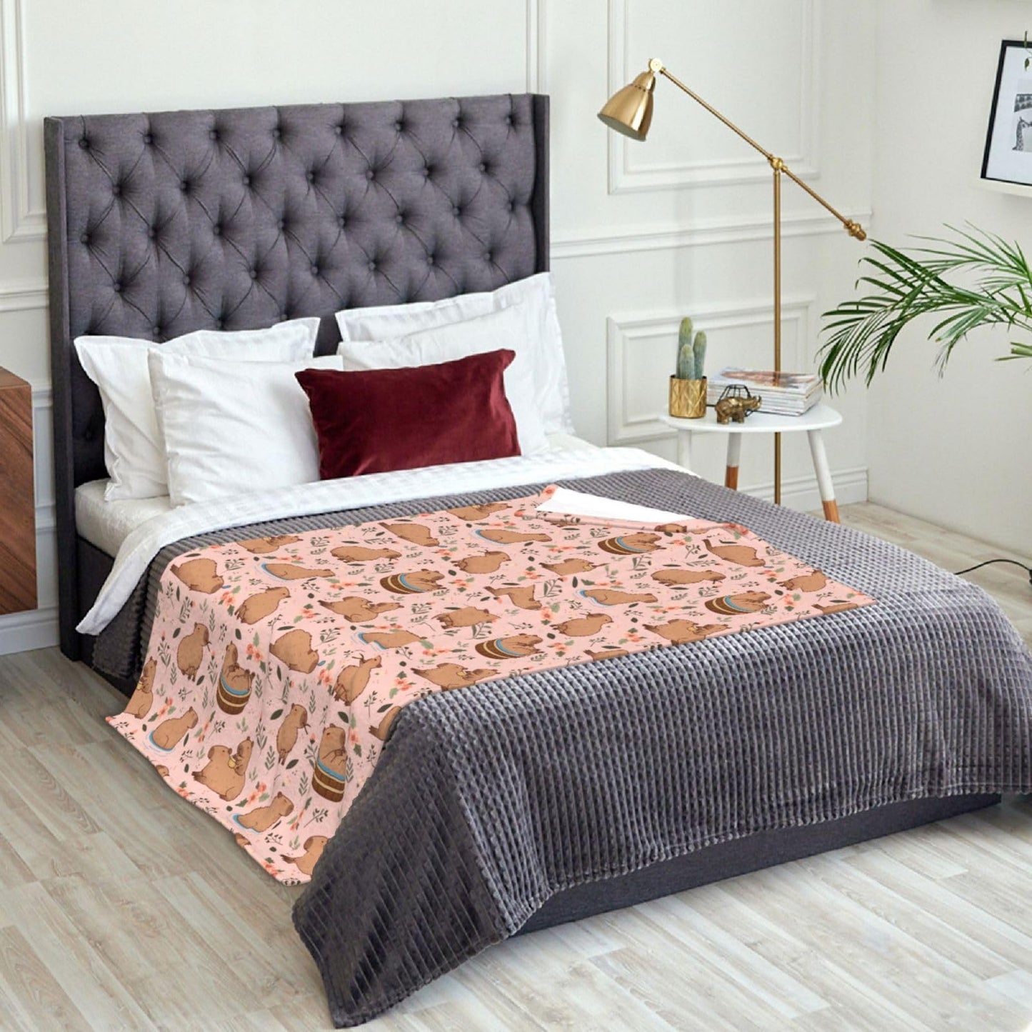 Blanket Throw Blanket for Bed Soft Cozy Fluffy Couch Blankets Fleece Blanket Throw Gifts for Women Men Girls Boys 60"x50"
