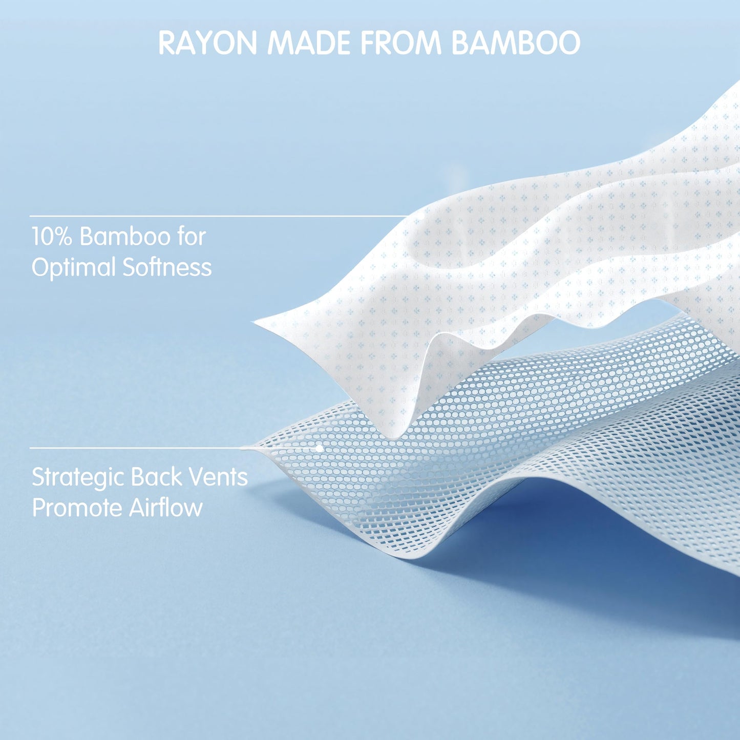 Subrtex Mattress Topper Cover (Only Cover) Mattress Protector Bedding Rayon Made from Bamboo Removable Mattress Encasement Mattress Cover with Zipper (4 Inch, White, Queen)