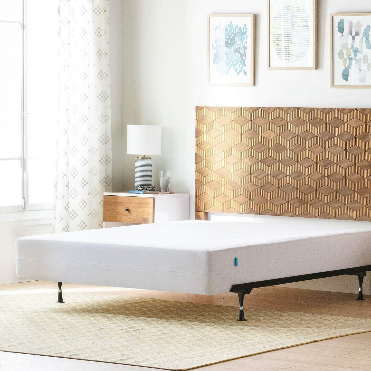 Linenspa Box Spring Encasement – Twin XL Size Box Spring Cover – Zippered and Waterproof Protector, Complete Protection – White