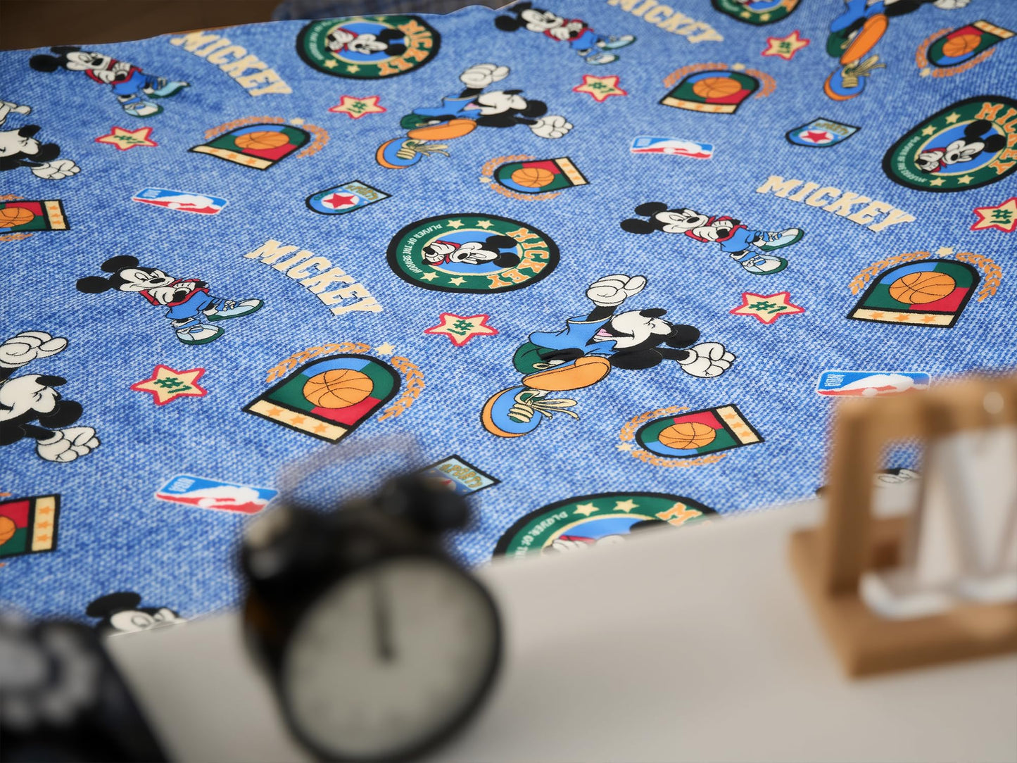 Northwest Disney Mickey Mouse Plush Throw Blanket, Oversized 62" x 90" Silk Touch Soft Fleece Blanket for Kids & Adults, Officially Licensed
