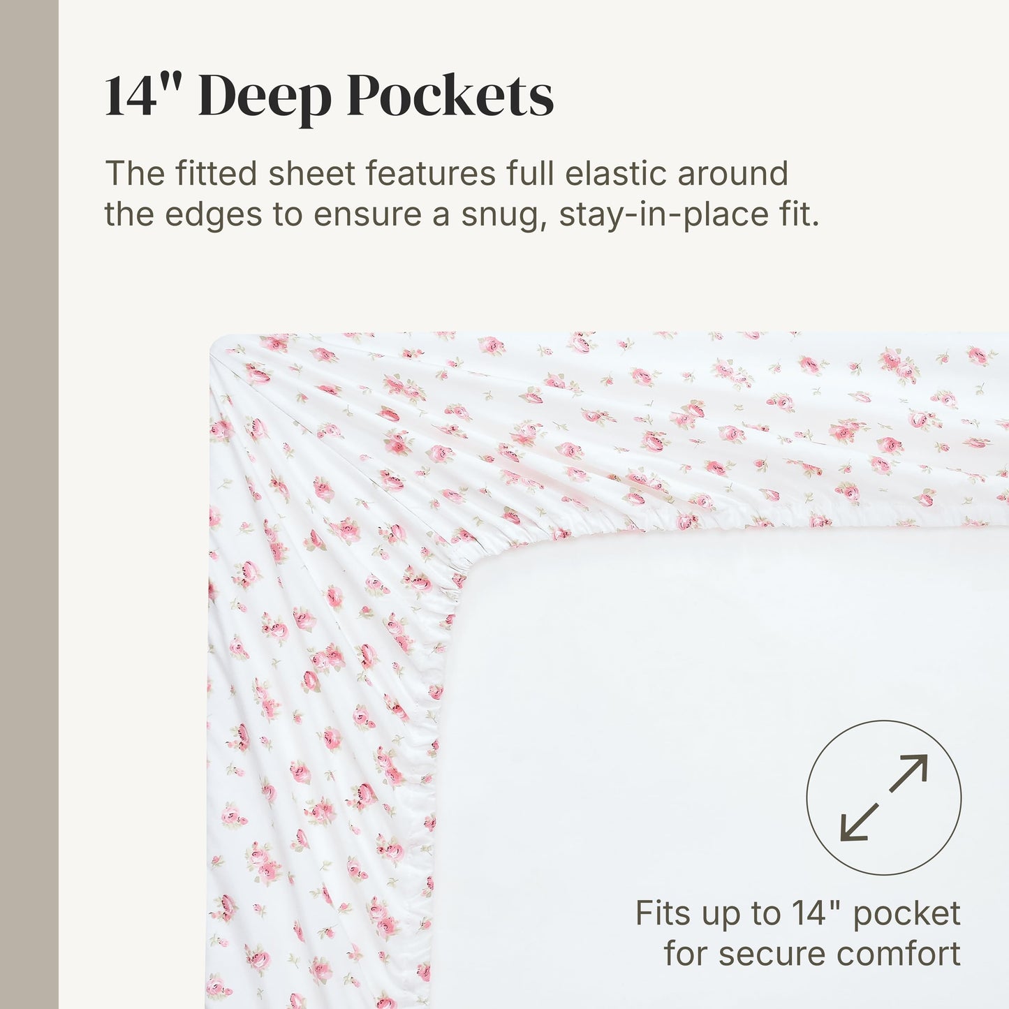 Modern Threads Silky Soft Microfiber and Wrinkle Free Sheets - Luxurious Microfiber Bed Sheets Includes Flat Sheet, Fitted Sheet with Deep Pockets, & Pillowcases Ivory, Full