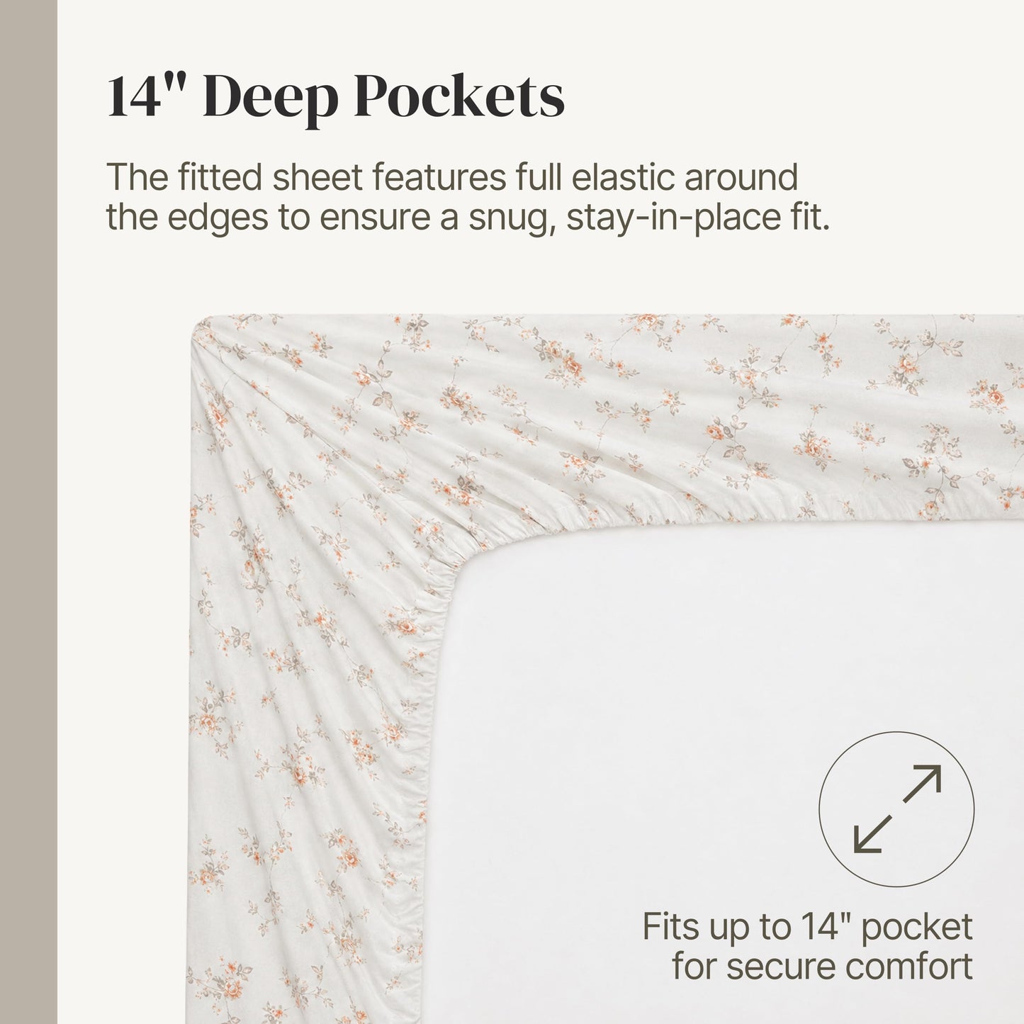Modern Threads Silky Soft Microfiber and Wrinkle Free Sheets - Luxurious Microfiber Bed Sheets Includes Flat Sheet, Fitted Sheet with Deep Pockets, & Pillowcases Kashmir Rose Clay, Full