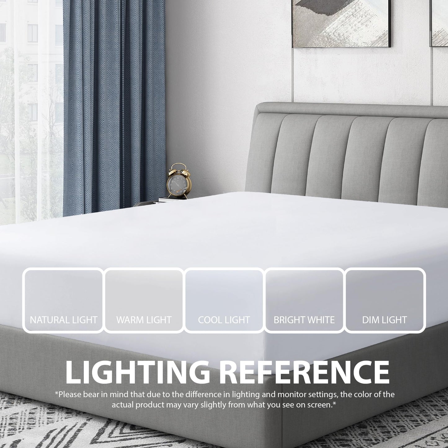 Cathay Home King Fitted Sheet Only – Double Brushed Microfiber Ultra Soft, 14" Extra Deep Pocket for 10"-14" Mattress, Wrinkle & Fade Resistant Bed Sheet, White