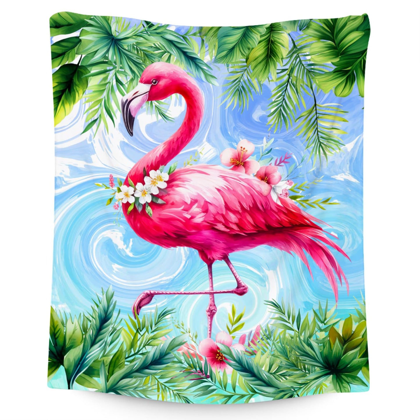 Girls Blanket Flamingo Blankets Gifts - Flannel Soft Throws for Room Decor/Couch/Sofa - 30"x40"