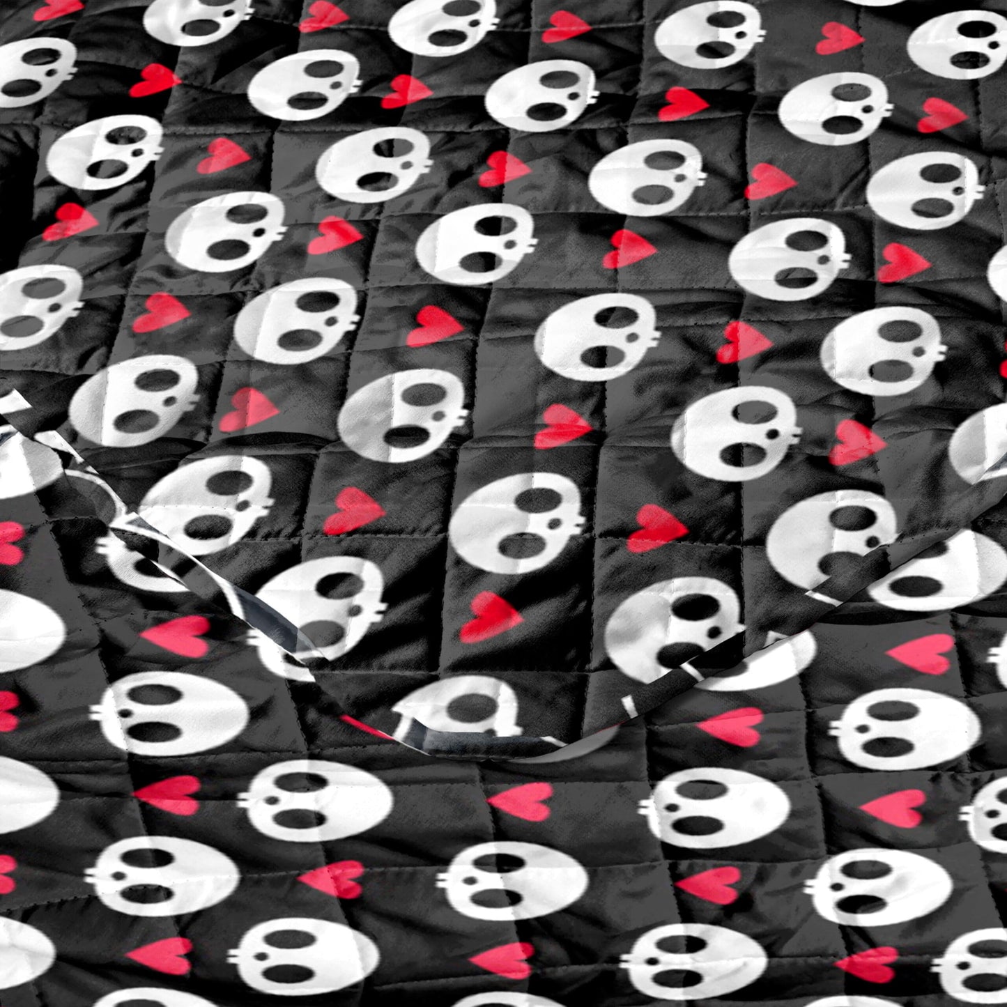 Northwest Skelanimals Party Quilted Throw Blanket 60x80 inches