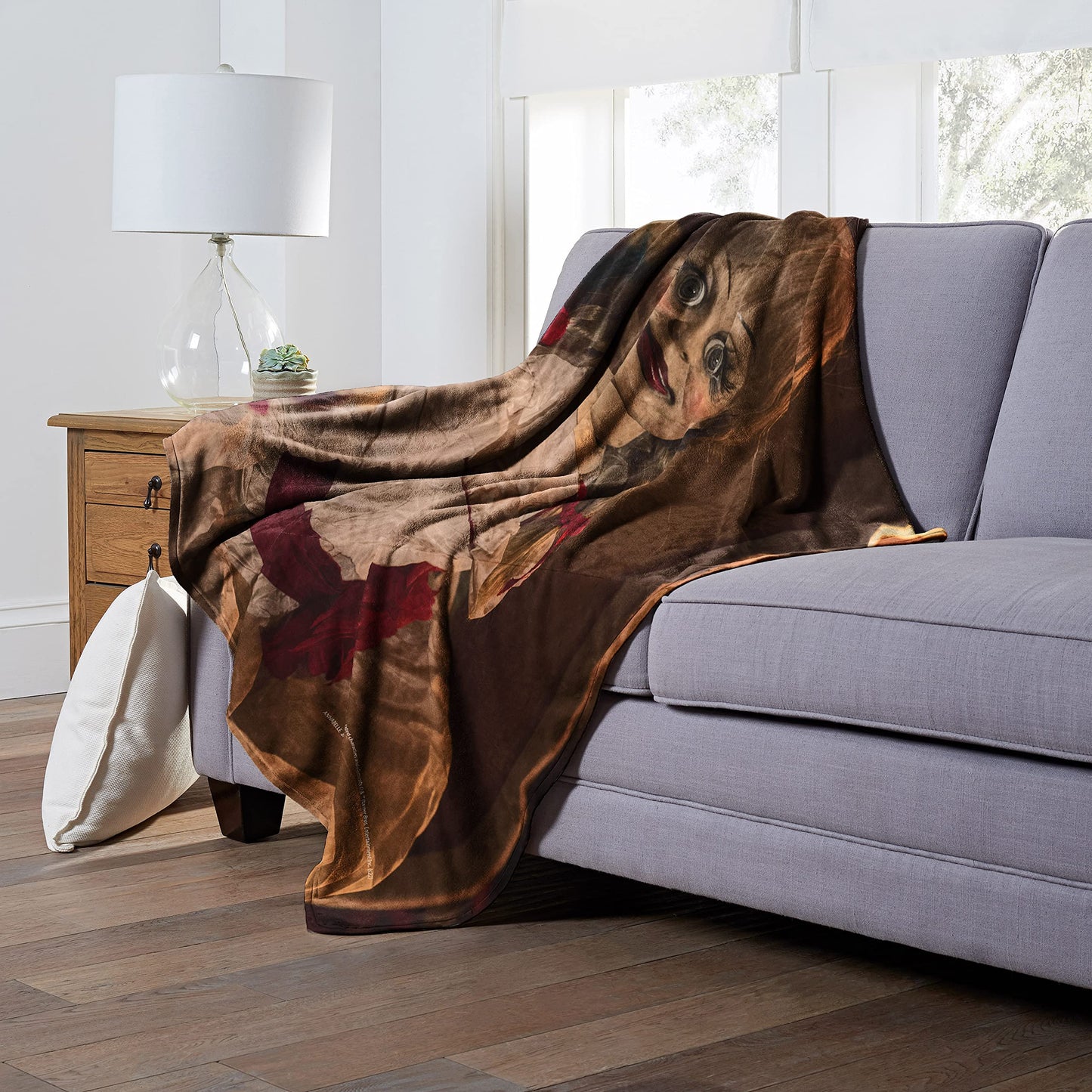Northwest Annabelle Silk Touch Throw Blanket, 50" x 60", She Knows You're There