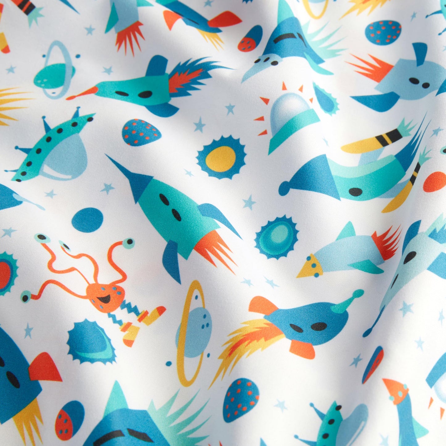 Amazon Basics Microfiber Kids' Sheet Set with Pillowcase, 3-Piece, Twin, Cosmic Adventure
