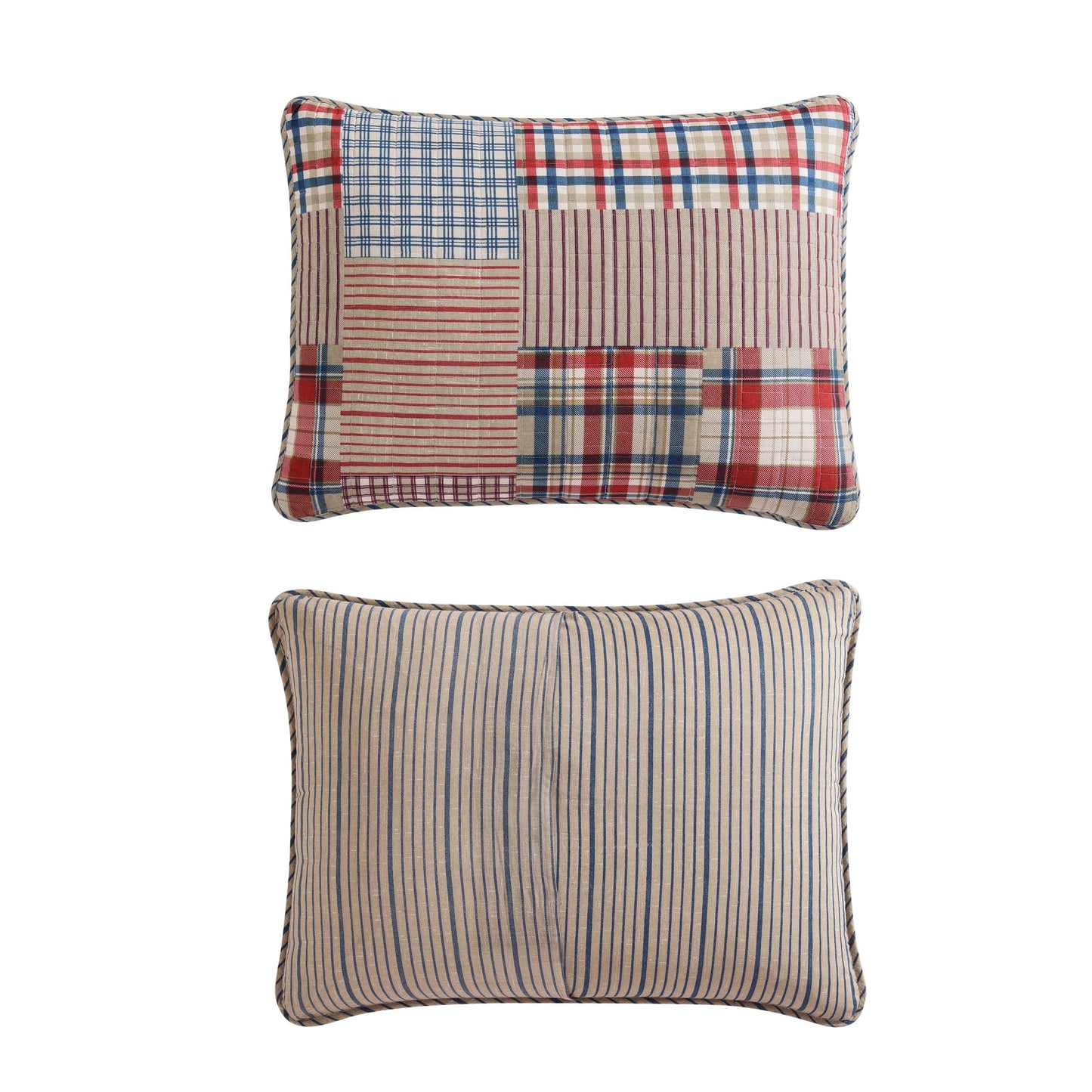 Eddie Bauer - King Quilt Set, Reversible Cotton Bedding with Matching Shams, Luxurious Bedding Set (Hawthorne Brown, King)