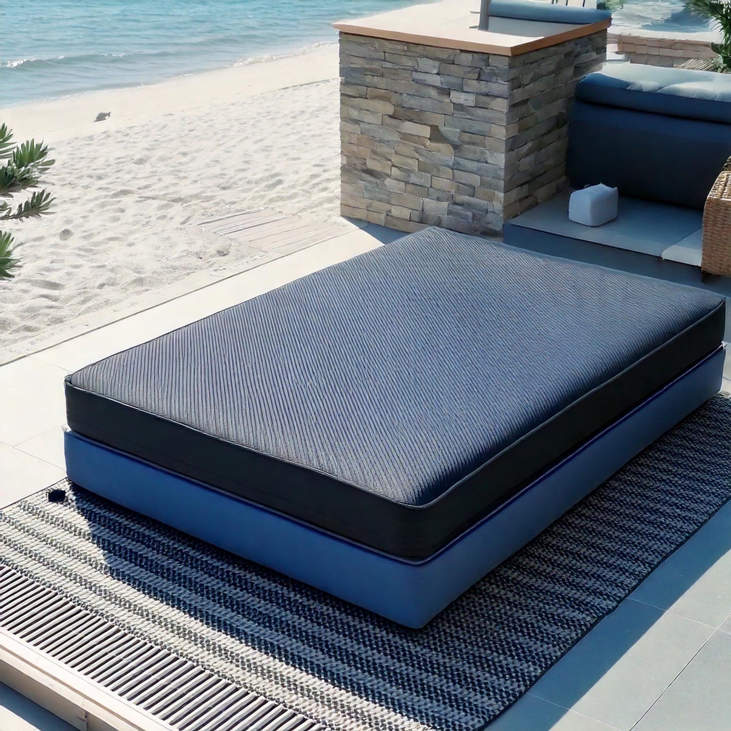Mielmoon 4-Inch Waterproof Mattress No-Springs Foam Bed Plush-Barrier,Clean&Body,Supportive Spinal,Outdoors-Medical Mattress-Bedwetting (4", Twin 39x74)