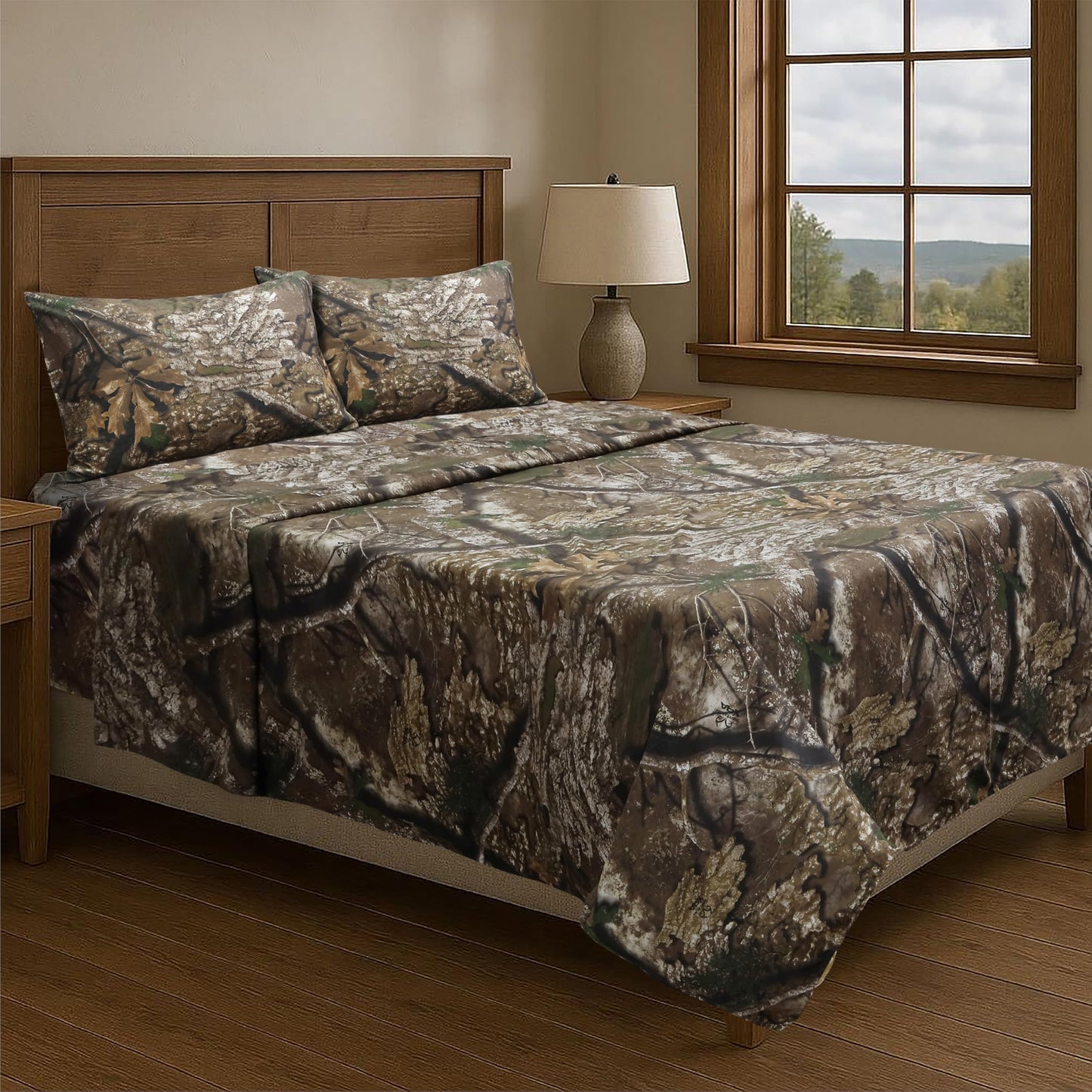 VISI-ONE RealTree APX Twin Camo 3 Piece Microfiber Sheet Set – Unisex Bedding for Kids, Toddlers & Teens, Perfect for Little Hunter, Outdoor Explorer & Nature Lover Bedrooms with Adventure-Ready Style