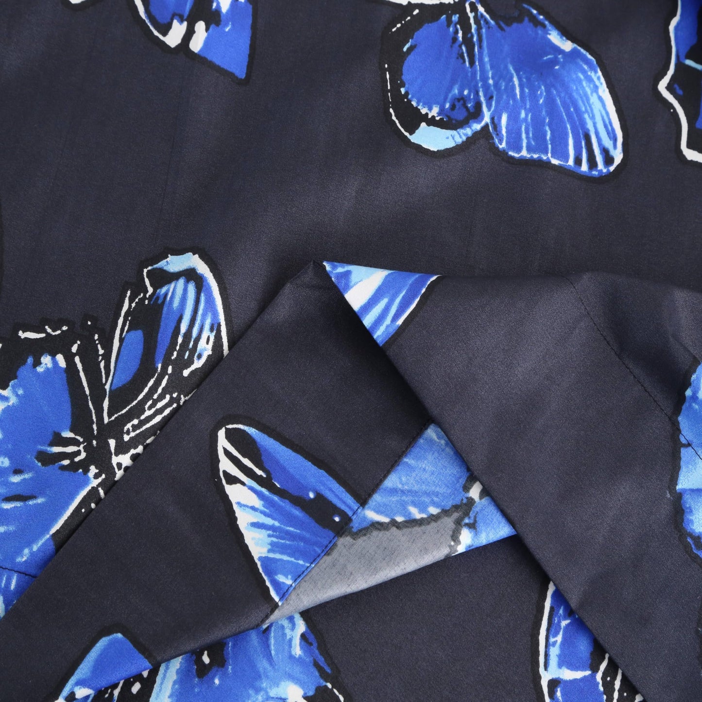 SDIII Blue Butterfly Comforter Set Twin 3 Pieces, Soft Microfiber Lightweight Blue Butterfly Twin Bedding Set for Girls Kids and Teens All Season