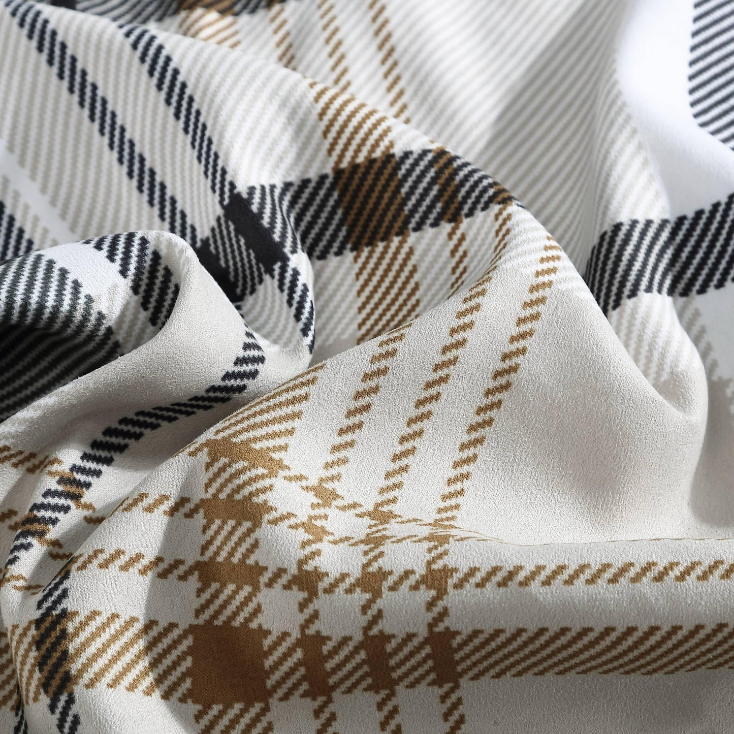 Eddie Bauer - Queen Comforter Set, Plaid Reversible Bedding, Stylish & Warm Home Decor (Normandy Grey, Queen)