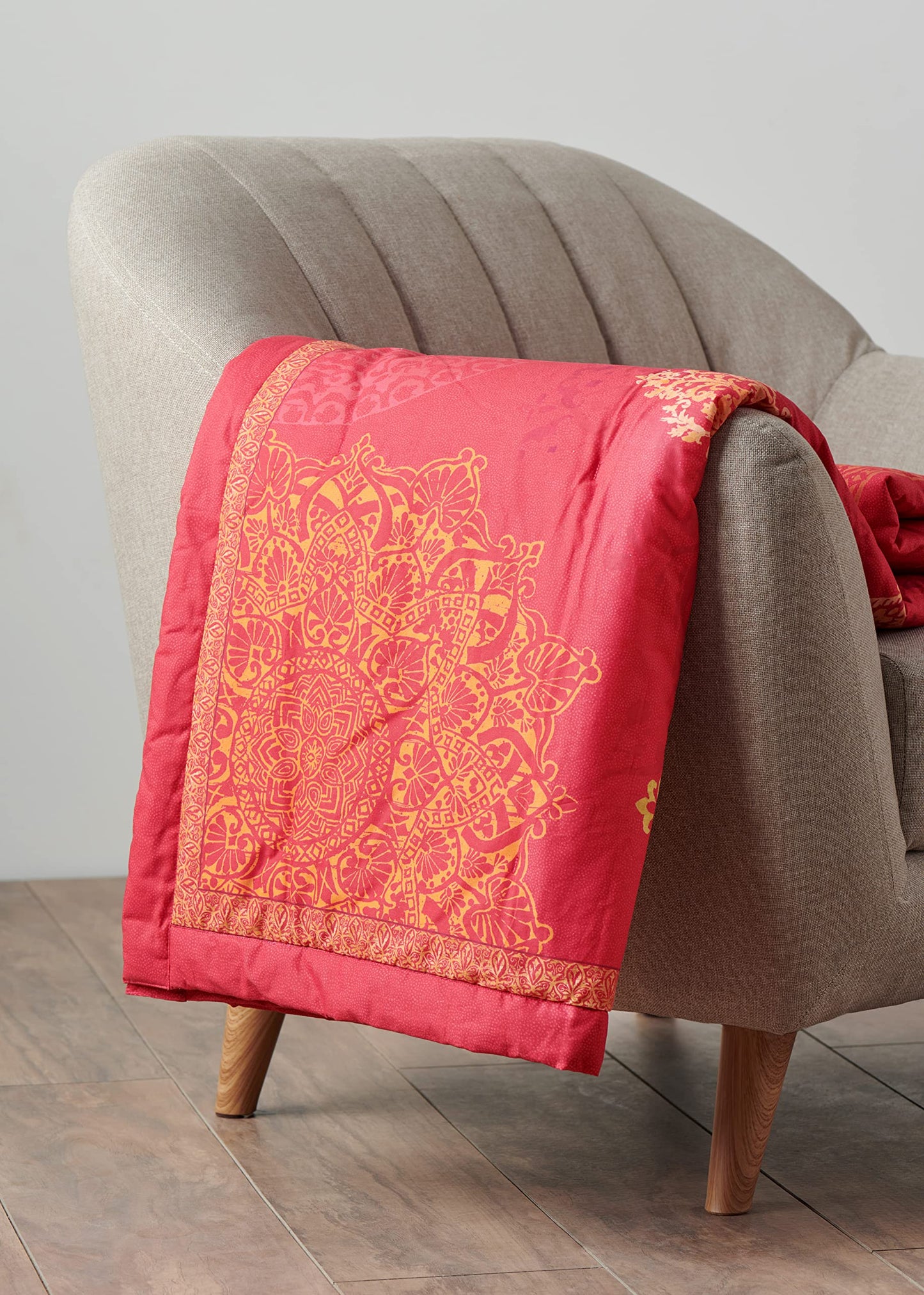 Maison d' Hermine Throw Blanket for Couch Lightweight Soft Warm Breathable Cotton Throw Blankets for Bed Girls Boys Women Men Gifts Sofa Travel Living Room Spring Summer (Versailles, 60" X 80")