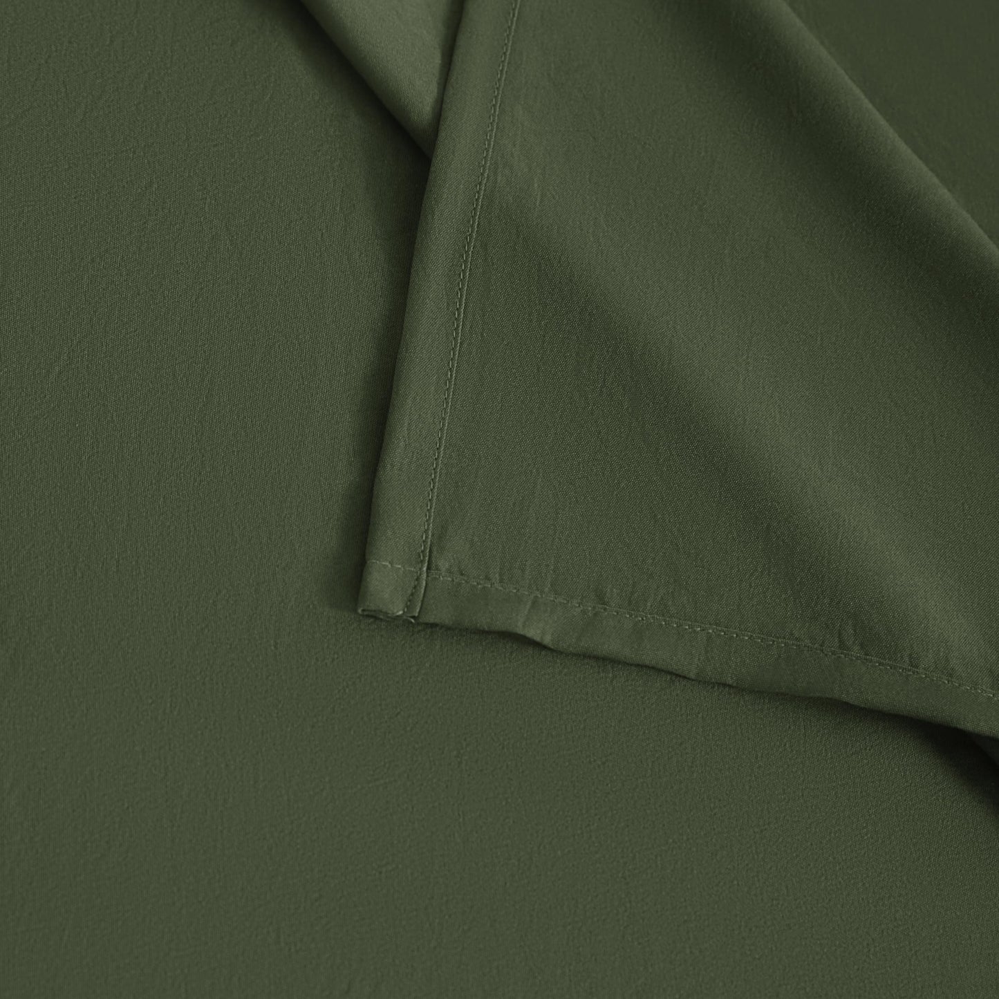FLXXIE Toddler Bedding Set - 4 Piece Microfiber Crib Sheet Set, Crib Bedding Set Includes Quilted Comforter, Flat Top Sheet, Fitted Sheet, Envelope Pillow Case for Boys and Girls, Olive