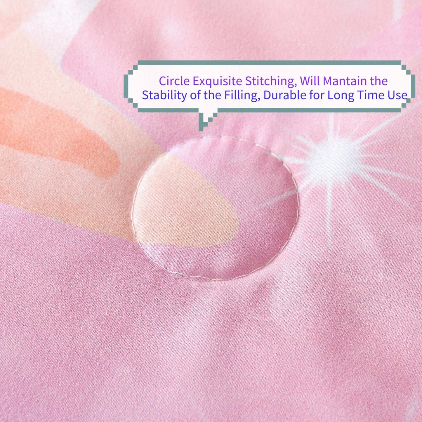 RYNGHIPY Kids Girls Comforter Set 6Pcs, Mermaid Bed in a Bag Twin Size, Fish Tail Print Teens Girls Bedding Set, Rainbow Bedding Collections