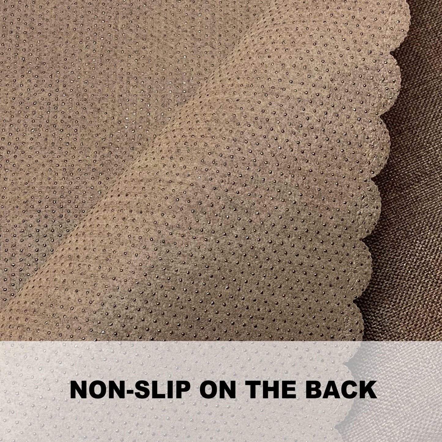 Ntomtuex Linen Sofa Arm Covers Sofa Armrest Cover Set 2 Pieces Wavy Border Washable Replace Non-Slip Chair Arm Covers Protectors for Recliner Cover for Pets,18x24 inch,Grey