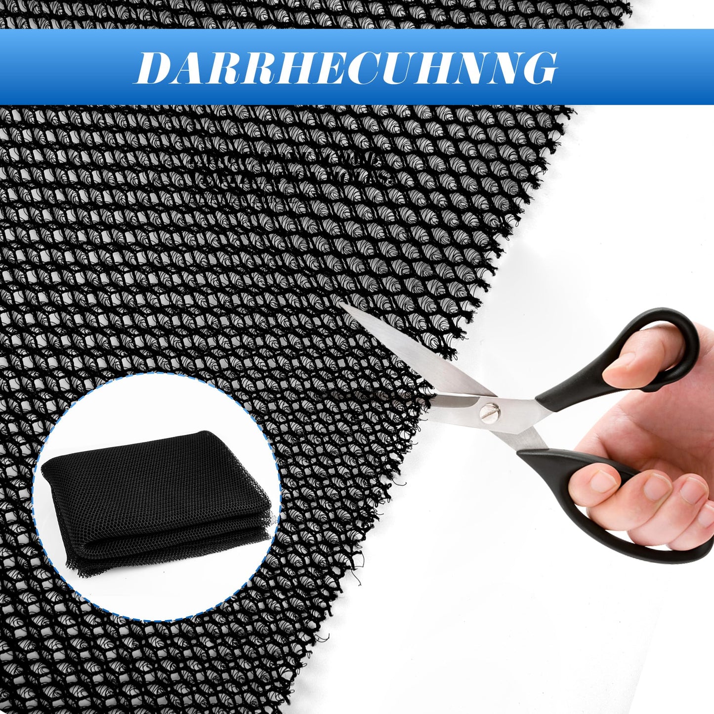 RV Mattress Underlay Breathable, 80 x 59 in Queen Size 3D Air Meshfiber Under Mattress Pad, RV Under Mattress Ventilation for Bed Camper Boat