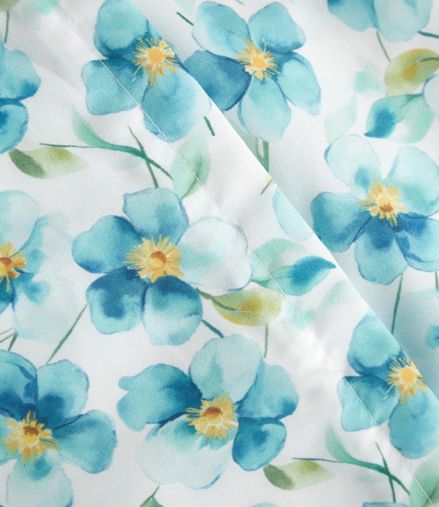 Duvet Cover Queen Size Set - Extra Soft Floral Duvet Cover 90 x 90 with 2 Pillow Shams - Comfy, Cozy, Breathable Floral Bedding Set - Hotel Luxury & Fade Free w/ Zipper Closures and Ties - Blue Peony