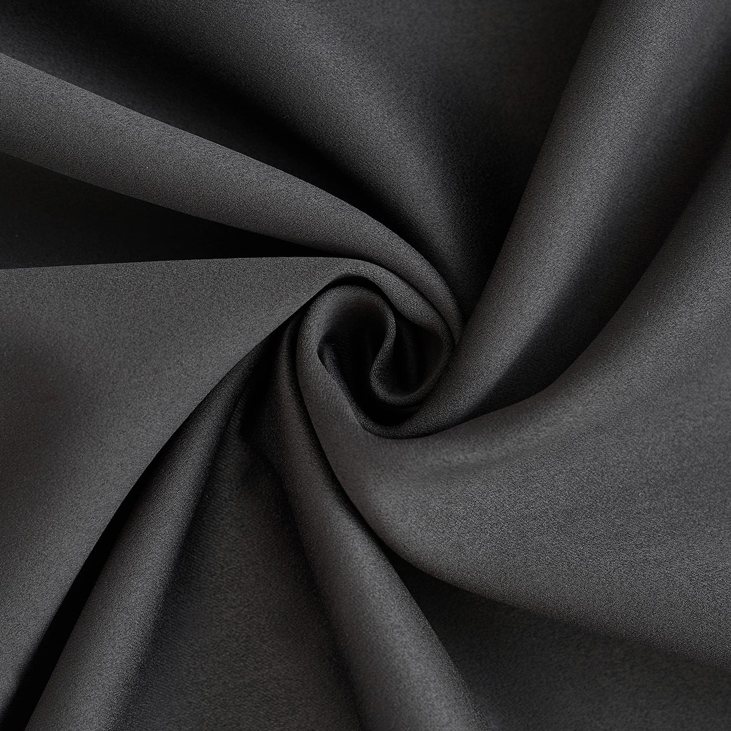 Jubilantex Full Blackout Curtains + Leaf Sheer Window Panels, Mix and Match Style Double Layer Window Treatment Sets for Bedroom Living Room, 4 Panels 52" W x 63" L, Black and Black