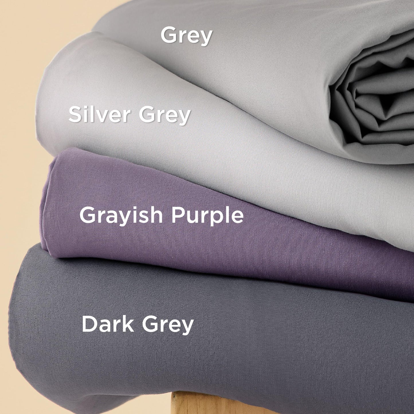 Bedsure Duvet Cover Queen Size - Soft Double Brushed Bedding Set for Kids & Adults, Zipper Closure, 3 Pieces, Includes 1 Duvet Cover (90"x90") & 2 Pillow Shams, NO Comforter, Dusty Purple